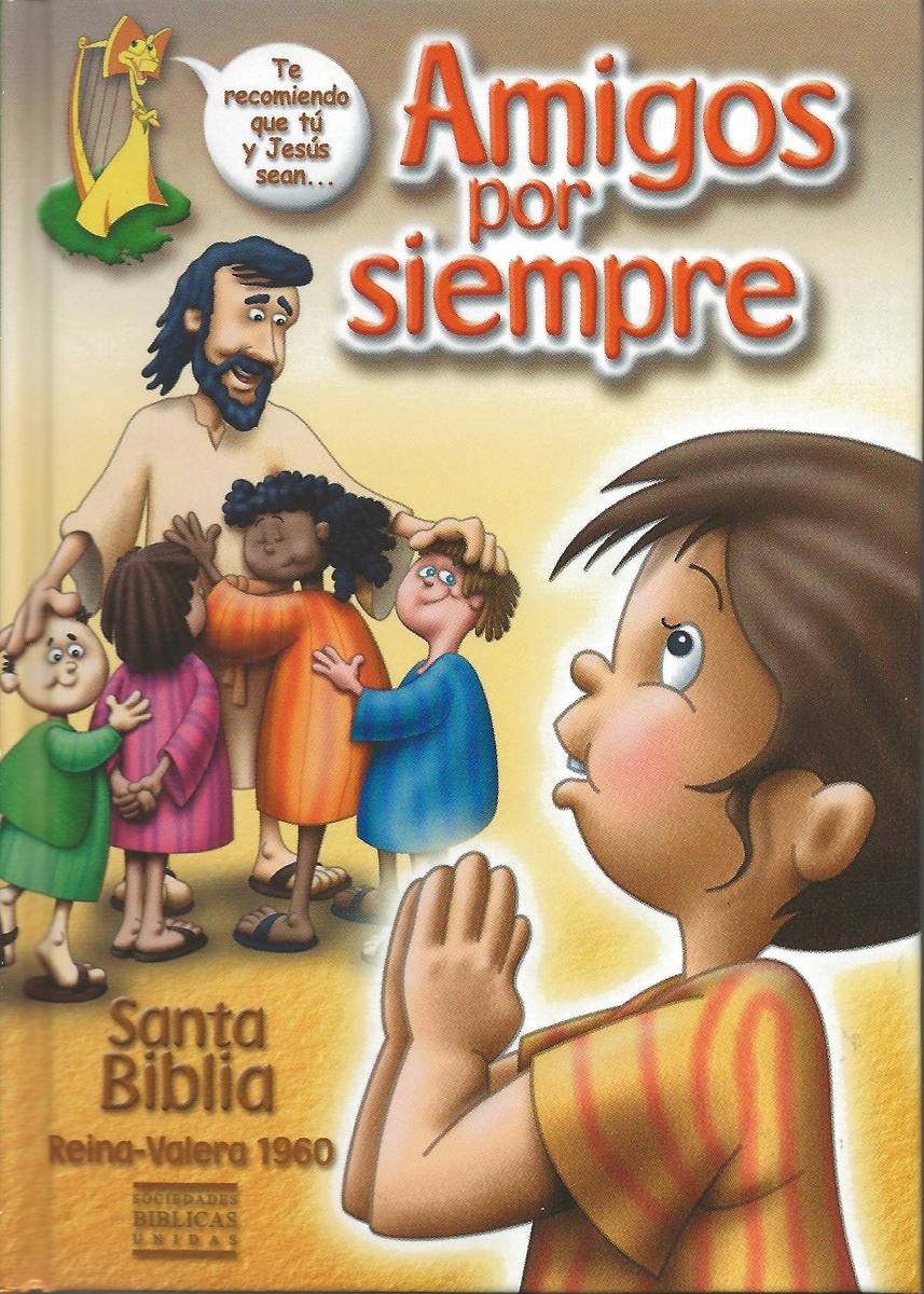 BIBLIA PARA NIÑOS, AMIGOS POR SIEMPRE AZUL CIERRE, RVR022CZLG - Libreria  Logos Honduras